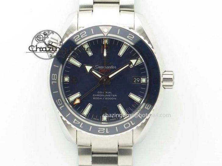 0716 De Ville SS DIWF 1:1 Best Edition Deep Blue Dial SS Markers on SS Bracelet MIYOTA TravelReady 7849